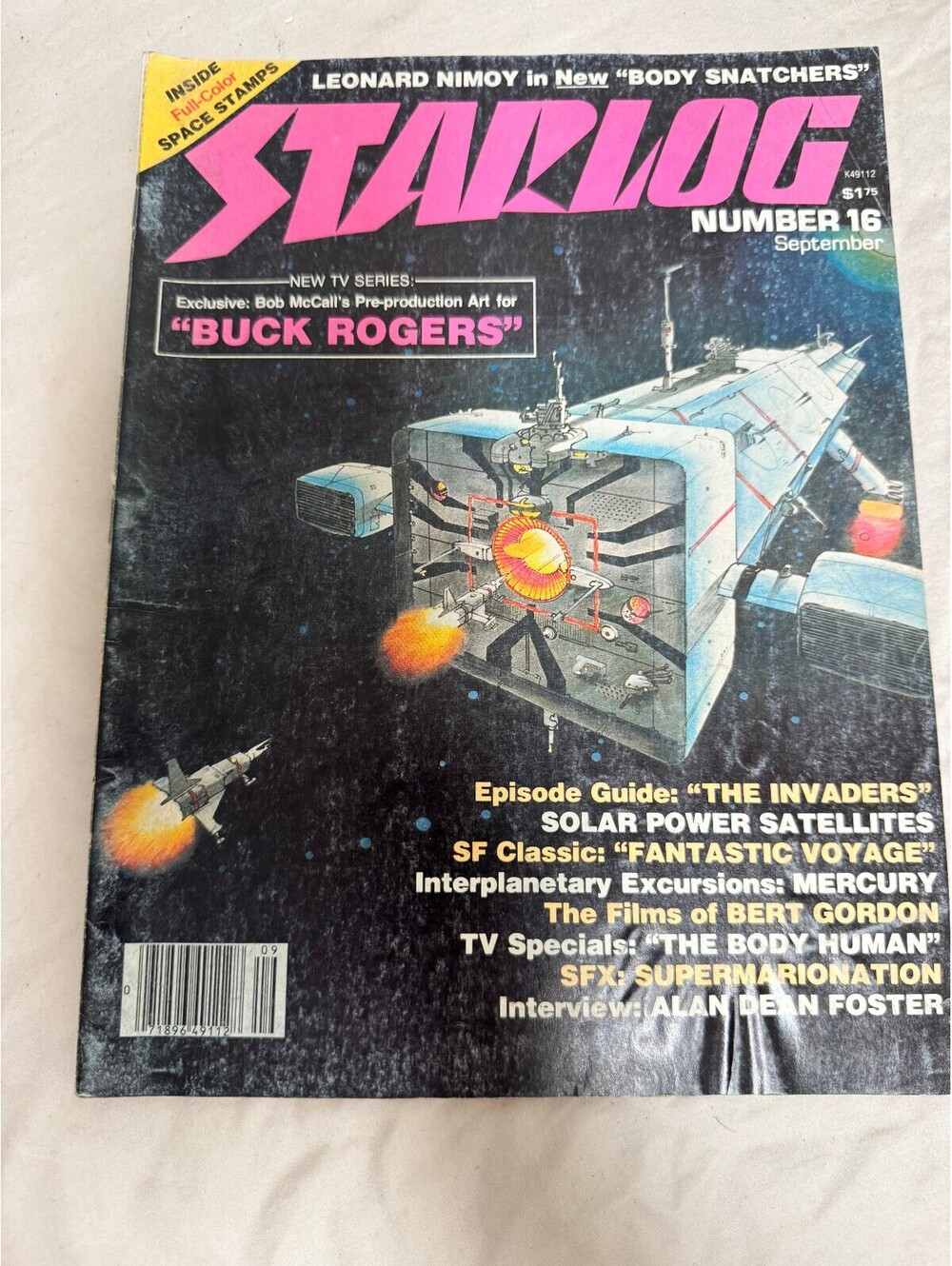 Starlog Magazine #16 September 1978 Buck Rogers Leonard Nimoy